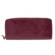 Pre-owned Fabric wallets Louis Vuitton Vintage , Red , Dames