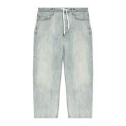 Wide-leg Jeans Balenciaga , Blue , Heren