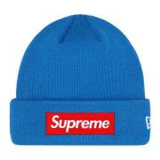 Beperkte oplage Box Logo Beanie Blauw Supreme , Blue , Unisex