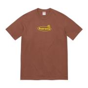 Klassieke Waarschuwing Tee Bruin Supreme , Brown , Heren