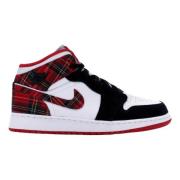 Limited Edition Air Jordan 1 Mid Plaid Nike , Multicolor , Heren