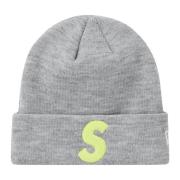 Klassieke S Logo Beanie Heather Grey Supreme , Gray , Unisex