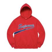 Rode Tail Hooded Sweatshirt Limited Edition Supreme , Red , Heren