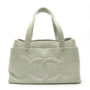 Pre-owned Leather chanel-bags Chanel Vintage , Gray , Dames