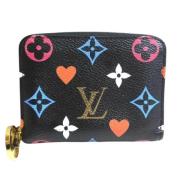 Pre-owned Leather wallets Louis Vuitton Vintage , Black , Dames