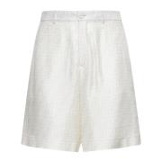 Stijlvolle Shorts voor Vrouwen Fendi , White , Heren