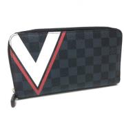 Pre-owned Leather wallets Louis Vuitton Vintage , Black , Dames