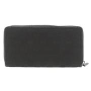 Pre-owned Canvas wallets Gucci Vintage , Black , Dames