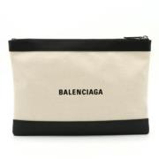 Pre-owned Canvas balenciaga-bags Balenciaga Vintage , Beige , Dames