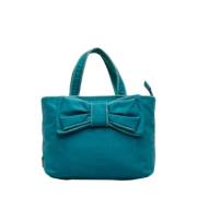 Pre-owned Leather prada-bags Prada Vintage , Blue , Dames