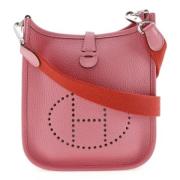 Pre-owned Fabric shoulder-bags Hermès Vintage , Pink , Dames