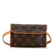 Pre-owned Plastic crossbody-bags Louis Vuitton Vintage , Brown , Dames