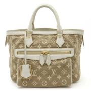 Pre-owned Canvas totes Louis Vuitton Vintage , Beige , Dames