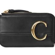 Pre-owned Leather wallets Chloé Pre-owned , Black , Dames