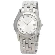 Pre-owned Stainless Steel watches Gucci Vintage , Gray , Dames