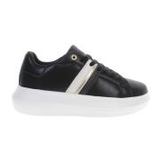 Zwarte Sneakers voor Dames met Sportief Ontwerp U.s. Polo Assn. , Blac...