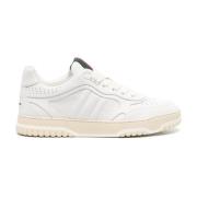 Witte Gewatteerde Panel Sneakers Gucci , White , Dames