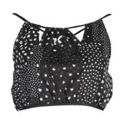 Chique Strandtop met Printdetail Karl Lagerfeld , Black , Dames