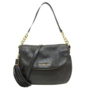 Pre-owned Leather shoulder-bags Michael Kors Pre-owned , Black , Dames