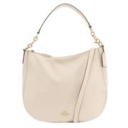 Pre-owned Leather shoulder-bags Coach Pre-owned , Beige , Dames