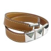 Pre-owned Leather hermes-jewelry Hermès Vintage , Brown , Dames