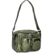 Groene Metallic Schoudertas Ellie Cool Núnoo , Green , Dames