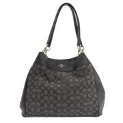 Pre-owned Canvas totes Coach Pre-owned , Black , Dames