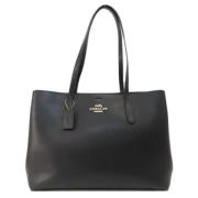 Pre-owned Leather totes Coach Pre-owned , Black , Dames