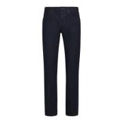 Blauwe Denim Jeans 7 For All Mankind , Blue , Heren