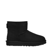 Leather boots UGG , Black , Dames