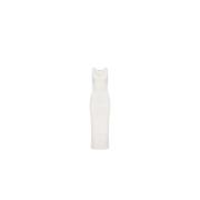 Off White Corset Detail Jurk Nina Ricci , White , Dames