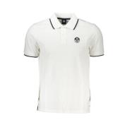 Witte Katoenen Poloshirt met Contrastdetails North Sails , White , Her...