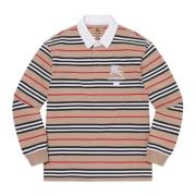 Beige Burberry Rugby Limited Edition Shirt Supreme , Multicolor , Here...