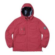 Beperkte Oplage Omkeerbare Ripstop Jas Burgundy Supreme , Red , Heren