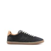 Blauwe Suède Panel Sneakers Tod's , Blue , Heren