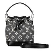 Pre-owned Leather louis-vuitton-bags Louis Vuitton Vintage , Gray , Da...