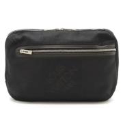 Pre-owned Canvas shoulder-bags Louis Vuitton Vintage , Black , Dames