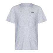 Grijze Logo T-shirt en Polo Autry , Gray , Heren