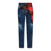 Jeans 642 Dsquared2 , Blue , Heren