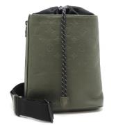 Pre-owned Fabric louis-vuitton-bags Louis Vuitton Vintage , Green , Da...