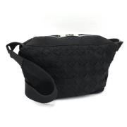 Pre-owned Canvas shoulder-bags Bottega Veneta Vintage , Black , Dames