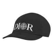 Beperkte oplage Zwarte Baseballpet Dior , Black , Unisex