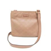 Pre-owned Leather gucci-bags Gucci Vintage , Pink , Dames