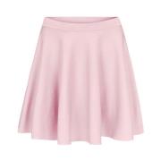 Roze Katoenen Flared Mini Rok Nina Ricci , Pink , Dames