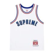 Beperkte oplage Basketbalshirt Wit Supreme , White , Heren