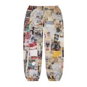 Jaren 90 Geïnspireerde Grafische Sweatpants Supreme , Multicolor , Her...