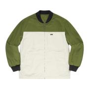 Reversible Tech Work Jacket Green Supreme , Multicolor , Heren