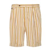 Bermuda Shorts met Golvend Uiterlijk PT Torino , Yellow , Heren