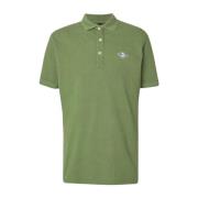 Heren Basic Logo Polo Shirt Replay , Green , Heren