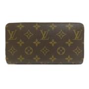 Pre-owned Canvas wallets Louis Vuitton Vintage , Brown , Dames